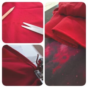 Ajustement et ourlets robe